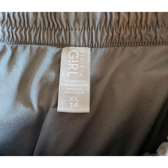 Athleta Girl Gray Shorts Size XL/14 - Picture 4 of 5